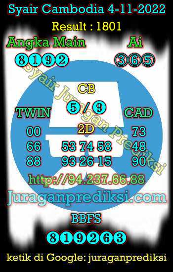 prediksi cambodia 4 november 2022, syair cambodia 4-11-2022, prediksi syair kamboja 4 november 2022 4d jitu dan akurat