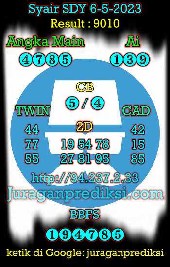 prediksi sdy 6 mei 2023, syair sdy hari ini sabtu 6-5-2023, prediksi syair sydney 6 mei 2023, prediksi sdy jp jitu dan akurat