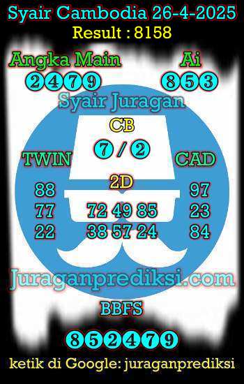 prediksi cambodia 26 april 2025, syair cambodia hari ini sabtu 26-4-2025, prediksi syair kamboja 26 april 2025 4d jitu dan akurat