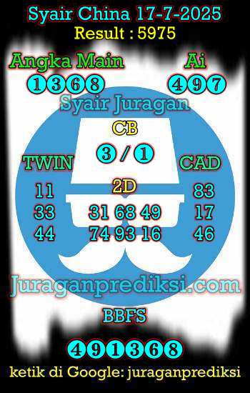 prediksi china 17 juli 2025, syair china hari ini kamis 17-7-2025, bocoran china, prediksi china akurat, syair china, prediksi china jitu