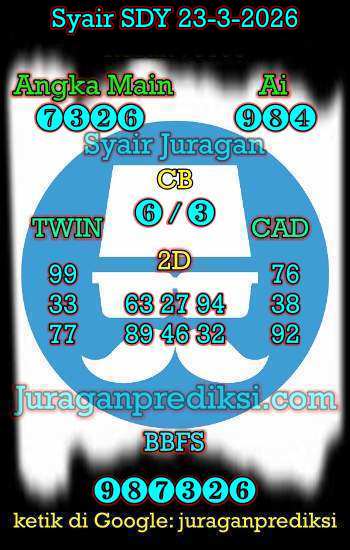 prediksi sdy 23 maret 2026, syair sdy hari ini senin 23-3-2026, prediksi syair sydney 23 maret 2026, prediksi sdy jp jitu dan akurat
