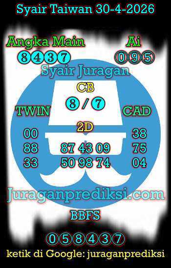 prediksi taiwan 30 april 2026, syair taiwan hari ini Kamis 30-4-2026, angka keluar togel taiwan, toto jitu taiwan 30 april 2026 akurat