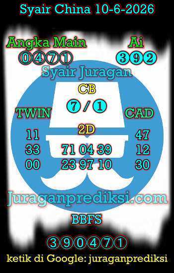 prediksi china 10 juni 2026, syair china hari ini rabu 10-6-2026, bocoran china, prediksi china akurat, syair china, prediksi china jitu