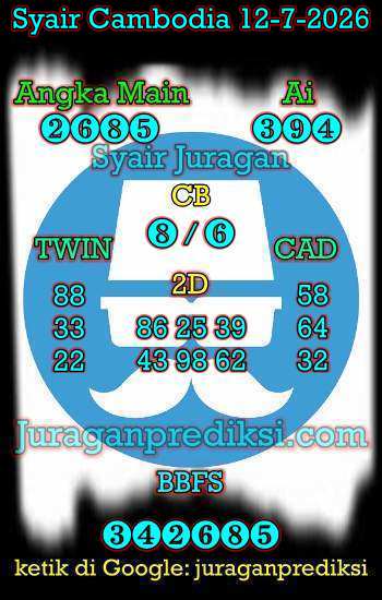 prediksi cambodia minggu 12 juli 2026, syair cambodia hari ini minggu 12-7-2026, prediksi syair kamboja 12 juli 2026 4d jitu dan akurat