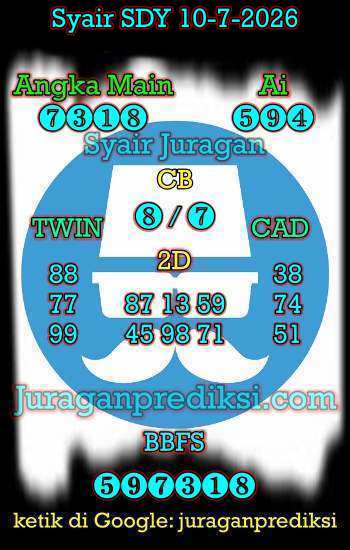 prediksi sdy 10 juli 2026, syair sdy hari ini jumat 10-7-2026, prediksi syair sydney 10 juli 2026, prediksi sdy jp jitu dan akurat