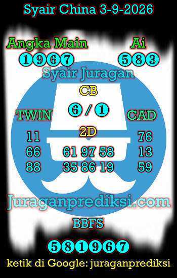 prediksi china 3 september 2026, syair china hari ini Kamis 3-9-2026, bocoran china, prediksi china akurat, syair china, prediksi china jitu
